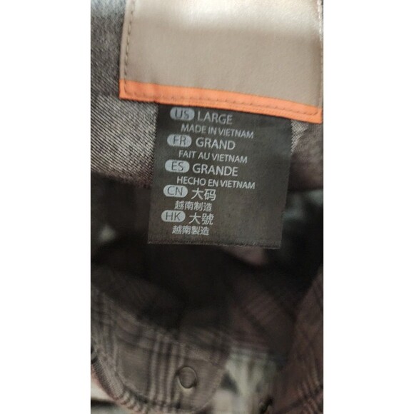 5.11 TACTICAL Shirt Mens Large Gray Workwear Outdoor Button Down Pockets Snap - Picture 7 of 10